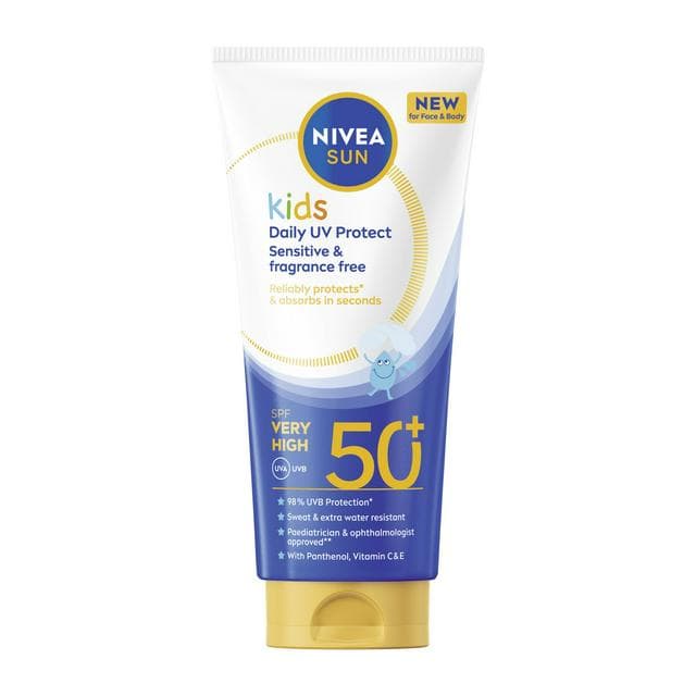 Nivea Sun 100ml Kids Daily SPF50+ UV Protection Cream - gallery image 1