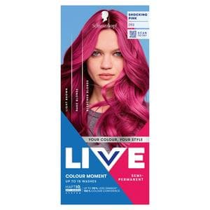 Schwarzkopf Live Colour Moment 093 Shocking Pink Semi Permanent Hair Dye