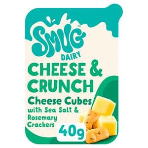 Smug 40g Dairy Cheese & Crunch Cheese Cubes