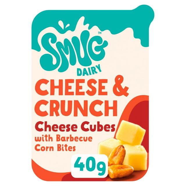 Smug 40g Dairy Cheese Cubes with Barbecue Corn Bites - gallery image 1