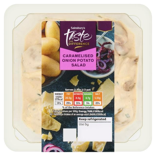 Sainsbury's 300g Caramelised Onion Potato Salad, Taste the Difference - gallery image 1