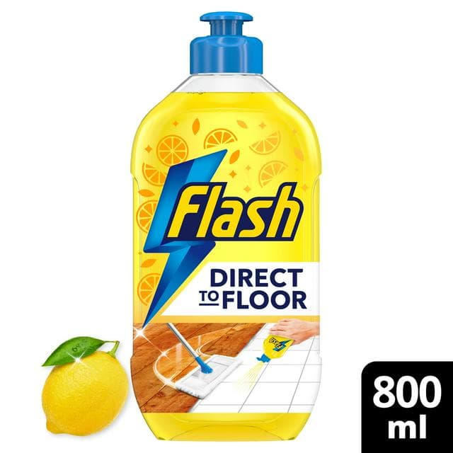 Flash 800ml Direct to Floor Fresh Lemon Floor Cleaner - gallery image 1