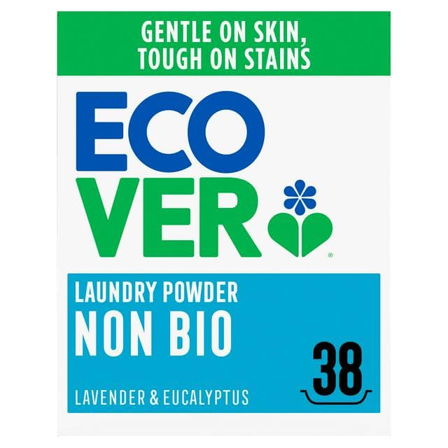 Ecover 38 Washes Lavender & Eucalyptus Non Bio Laundry Washing Powder 1.9kg - gallery image 1