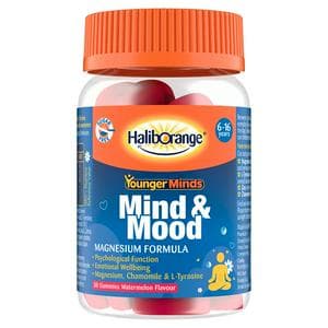 Haliborange 30 x Mind & Mood 6 to 16 Years Watermelon Flavour Gummies