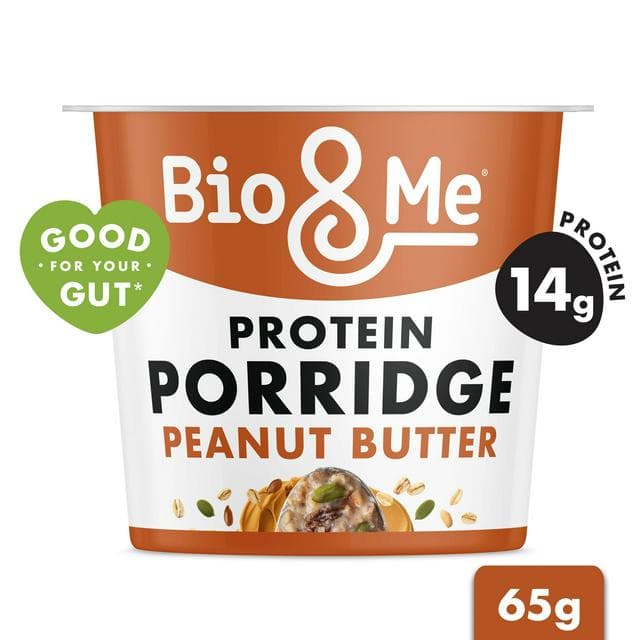 Bio&Me 65g Peanut Butter Protein Porridge Pot - gallery image 1