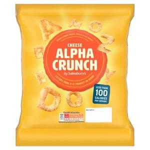 Sainsbury's 80g Cheese Alpha Crunch Chips