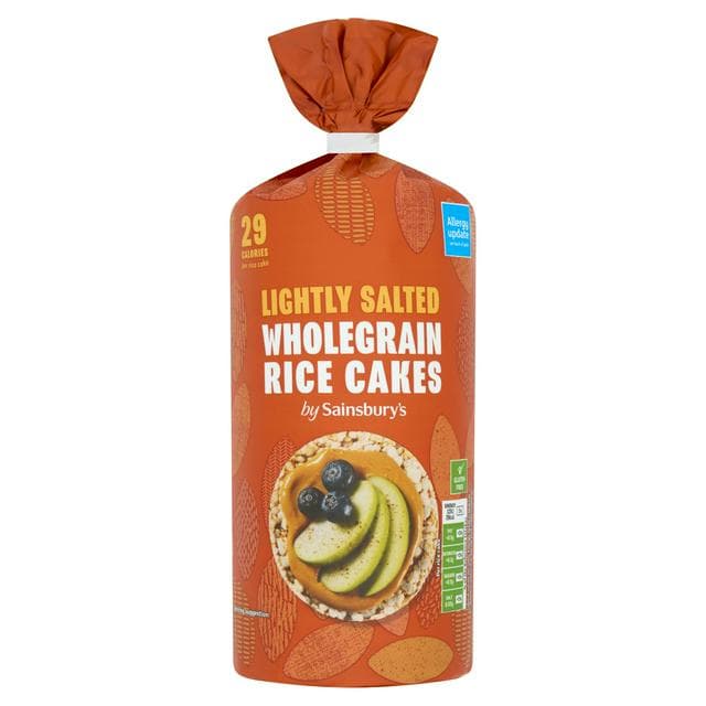 Sainsbury's 135g Lightly Salted Wholegrain Rice Cakes - gallery image 1
