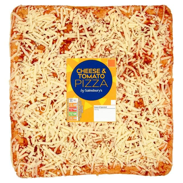 Sainsbury's 583g Cheese & Tomato Pizza Slab - gallery image 1