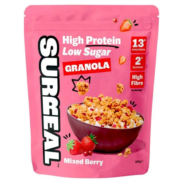 Surreal 300g Mixed Berry High Protein Low Sugar Granola - gallery image 1
