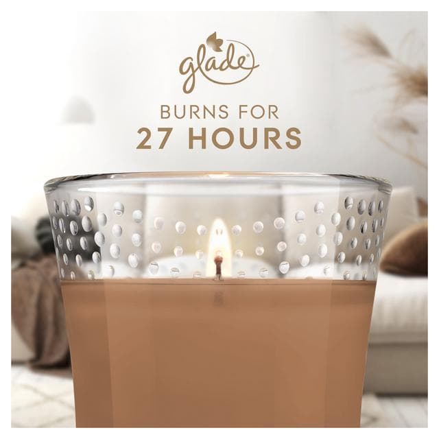 Glade Sandalwood & Jasmine Air Freshener Scented Candle 112g - gallery image 3