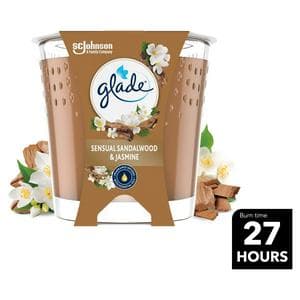 Glade Sandalwood & Jasmine Air Freshener Scented Candle 112g