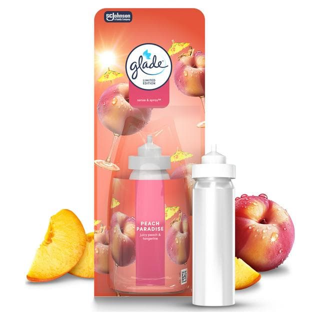 Glade Sense & Spray Peach Paradise Air Freshener Refill 18ml - gallery image 1
