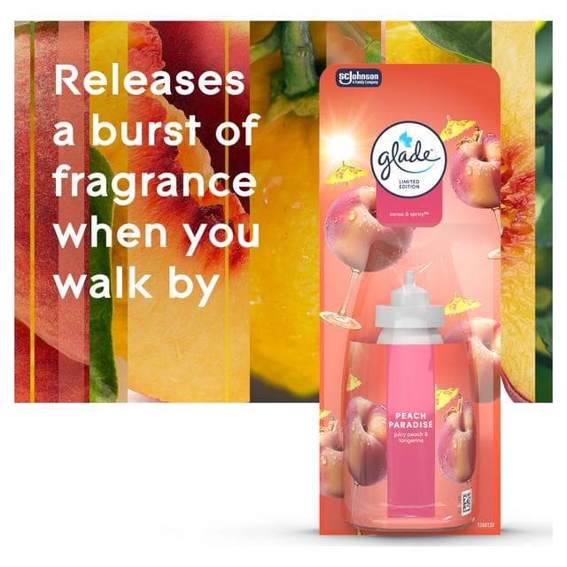 Glade Sense & Spray Peach Paradise Air Freshener Refill 18ml - gallery image 3