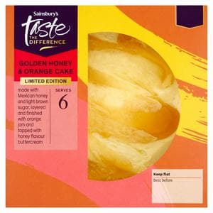 Sainsbury's 365g Honey & Orange Cake, Taste the Difference