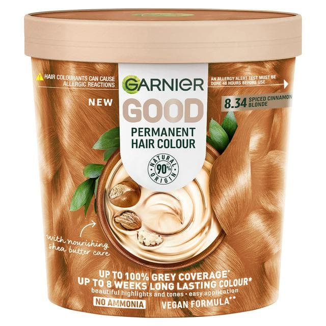 Garnier Good 8.34 Spicy Cinnamon Blonde Permanent Hair Dye - gallery image 1