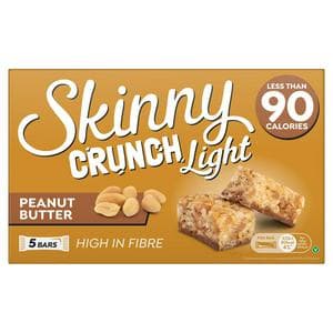 Skinny 5 x 20g Peanut Butter Crunch Light Cereal Bars