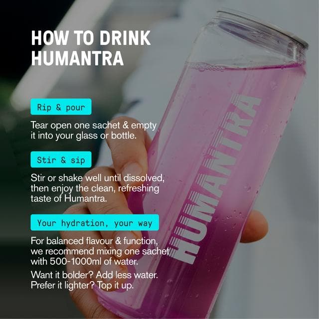 Humantra 3 x 3.9g Lychee Zero Sugar Electrolyte Drink Hydration Sachets - gallery image 4
