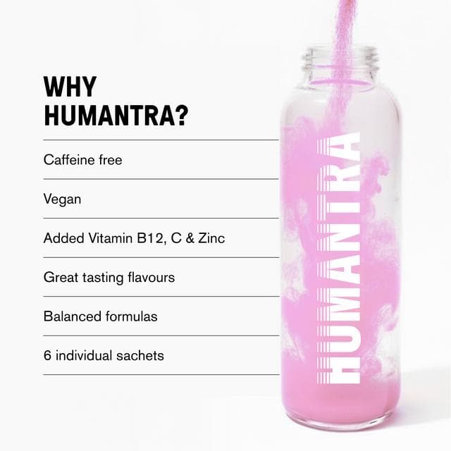 Humantra 6 x 3.9g Lychee Zero Sugar Electrolyte Drink Hydration Sachets - gallery image 3