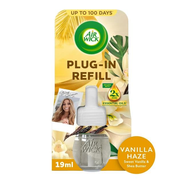 Air Wick Plug-in Refill, Sweet Vanilla & Shea Butter Air Freshener, 19ml - gallery image 1