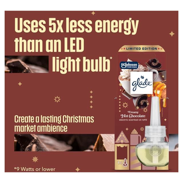 Glade Sweet Chocolate Treat Electric Scented Plug In Refill 20ml - gallery image 3