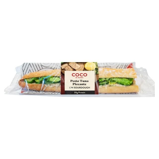 Coco di Mama Pesto Tuna Piccante on Sourdough Sandwich - gallery image 1