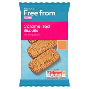 Sainsbury's Free From 141g Caramelised Biscuits