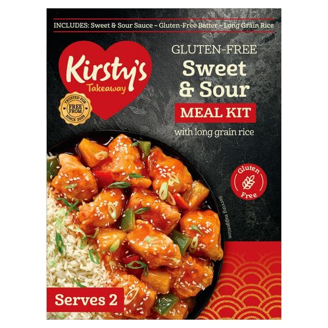 Kirsty's Takeaway 300g Sweet & Sour with Long Grain Rice Meal Kit - gallery image 1