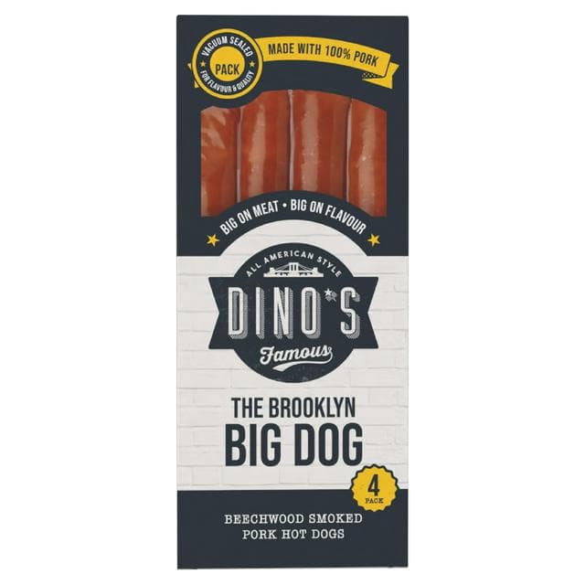 Dino's Famous 4 x 90g The Brooklyn Big Dog - gallery image 1