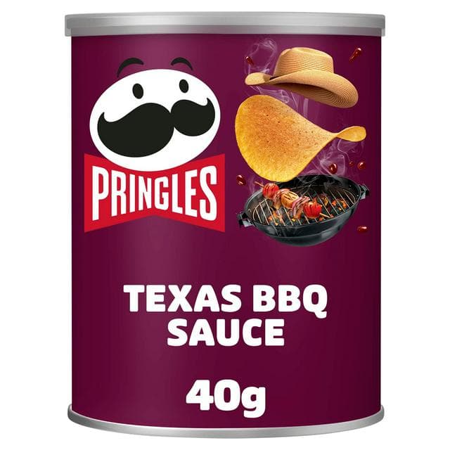 Pringles 40g Texas BBQ Sauce Crisps - gallery image 1