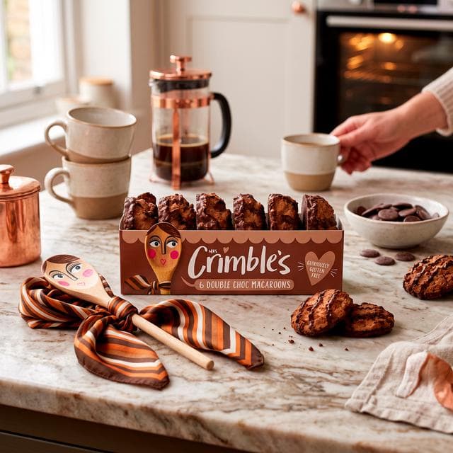 Mrs Crimble's 6 x Double Choc Macaroons 195g - gallery image 3