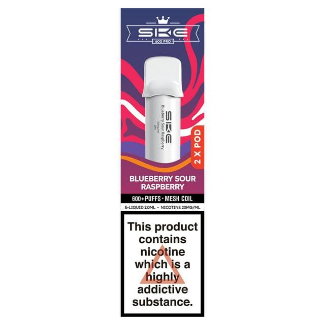 SKE 600 Pro 2 Prefilled Pods Blueberry Sour Raspberry - gallery image 1