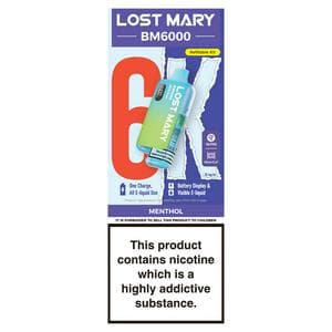 Lost Mary 20mg/ml Menthol BM6000 Refillable Kit