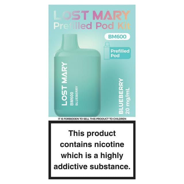 Lost Mary 20mg/ml BM600 Blueberry Prefilled Pod Kit - gallery image 1