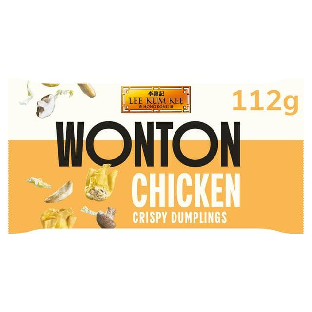 Lee Kum Kee 8 x Wonton Chicken Crispy Dumplings 112g - gallery image 1