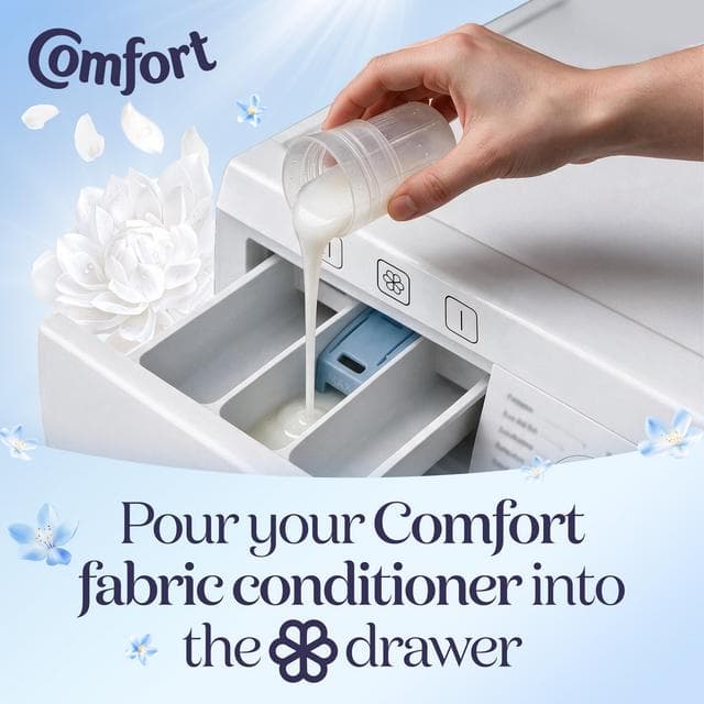 Comfort 100 Washes Pure Gently Fresh Fabric Conditioner 3L - gallery image 3