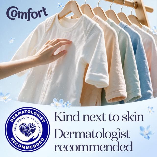 Comfort 100 Washes Pure Gently Fresh Fabric Conditioner 3L - gallery image 5