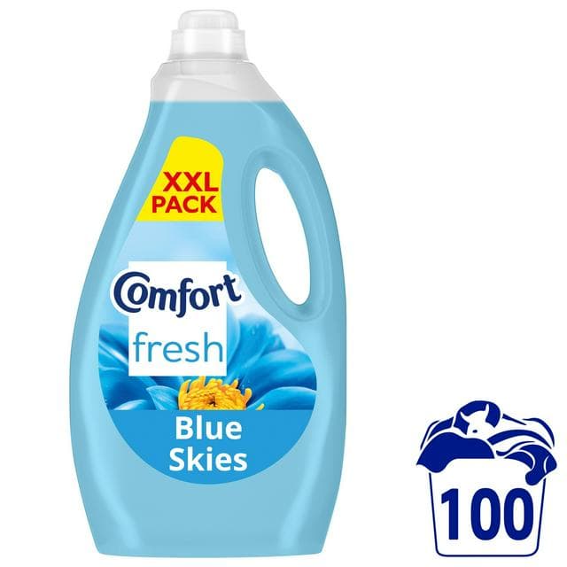Comfort 100 Washes Fresh Blue Skies Fabric Conditioner 3L - gallery image 1
