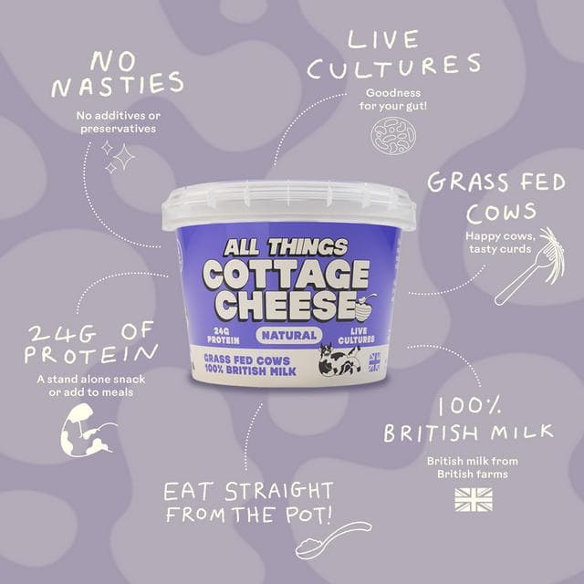 All Things 240g Natural Cottage Cheese - gallery image 2