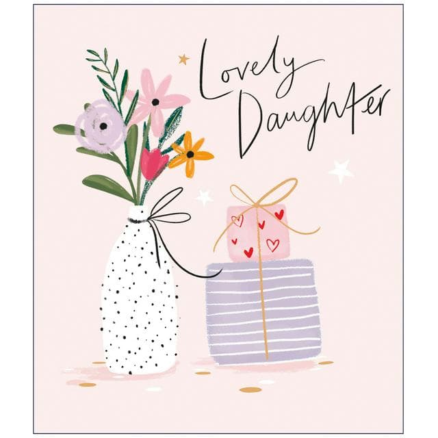 Carlton Lovely Daughter Happy Birthday Greeting Card - gallery image 1