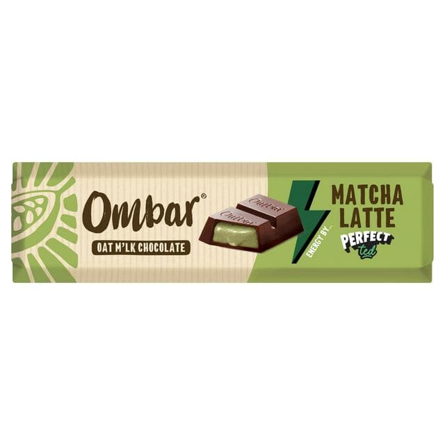 Ombar 42g Matcha Latte Oat Milk Chocolate Bar - gallery image 1