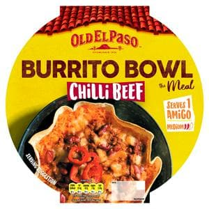 Old El Paso 400g the Meal Chilli Beef Burrito Bowl