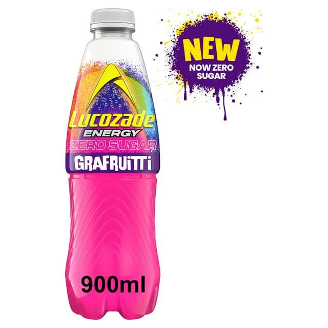 Lucozade 900ml Grafruitti Energy Drink - gallery image 1