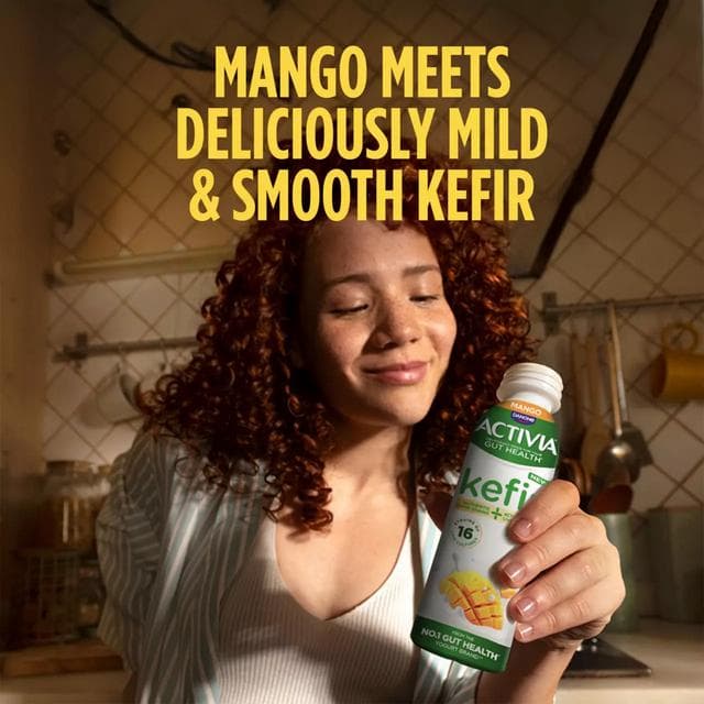 Activia 280ml Kefir Mango Gut Health Fruit Yoghurt Drink - gallery image 4
