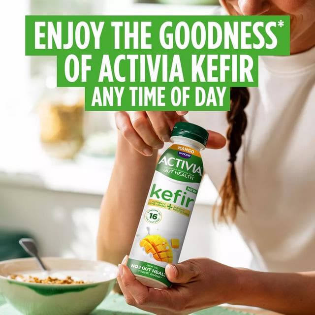 Activia 280ml Kefir Mango Gut Health Fruit Yoghurt Drink - gallery image 5