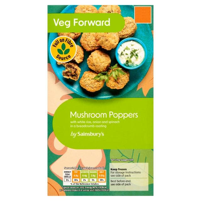 Sainsbury's 205g Mushroom Poppers - gallery image 1