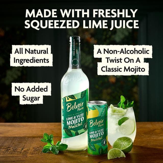 Belvoir Farm Mocktail Lime & Yuzu Mojito - gallery image 3