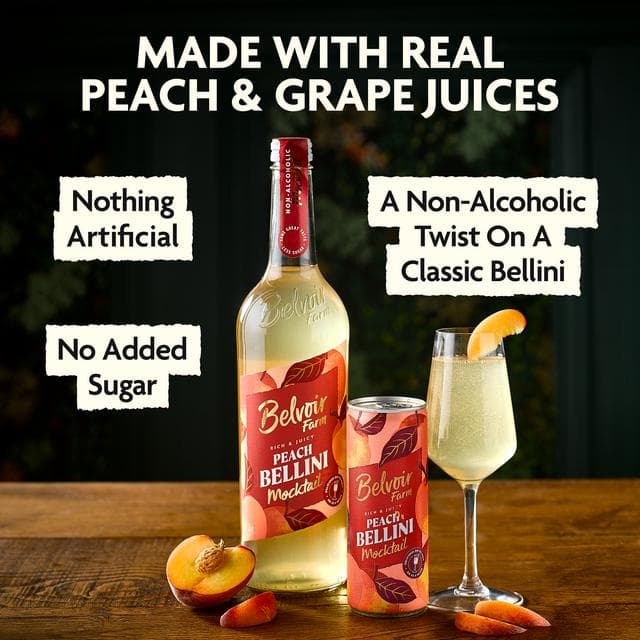 Belvoir Farm Mocktail Peach Bellini - gallery image 3