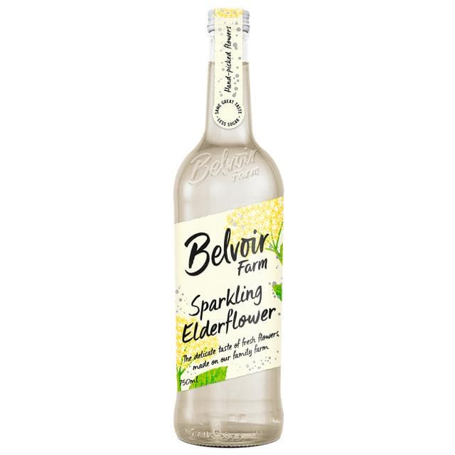 Belvoir Farm 750ml Elderflower Sparkling Soft Drink - gallery image 2