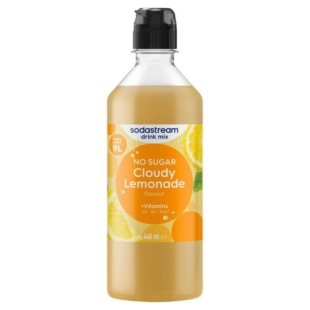 Sodastream 440ml Classics Cloudy Lemonade Flavour Sparkling Drink Mix - gallery image 1