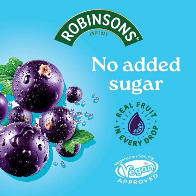 Robinsons 1L Blackcurrant Double Strength Squash - gallery image 2